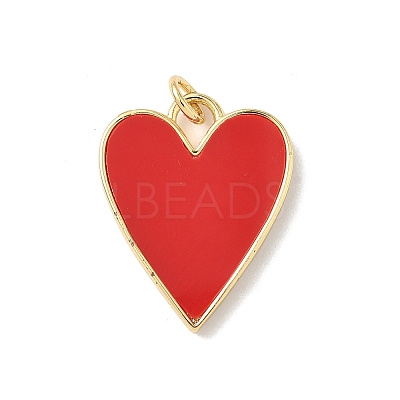 Brass Resin Pendants KK-L239-070G-1