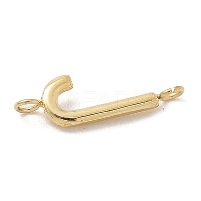 304 Stainless Steel Letter Connector Charms STAS-M108-01G-10-1