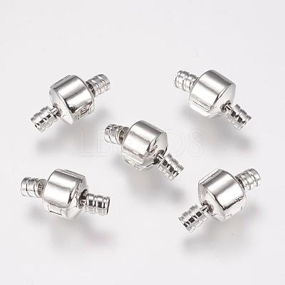 Brass European Clip Clasps KK-G314-03P-1