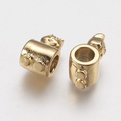 Ion Plating(IP) 304 Stainless Steel European Beads LS-STAS-J022-108G-1
