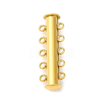 304 Stainless Steel Slide Lock Clasps STAS-A117-07A-G-1