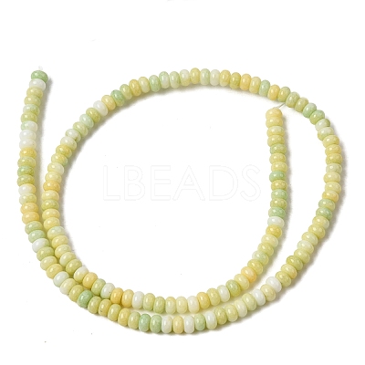 Cracked Opaque Glass Beads Strand X-GLAA-D306-A03-1
