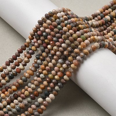 Natural Alashan Agate Beads Strands X-G-C127-B01-01-1