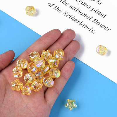 1-Hole Transparent Acrylic Buttons MACR-S373-129-C03-1
