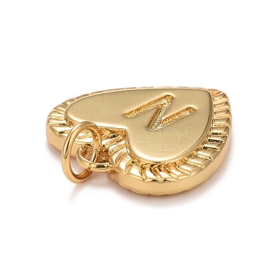Rack Plating Real 18K Gold Plated Brass Pendants KK-E260-01G-N-1