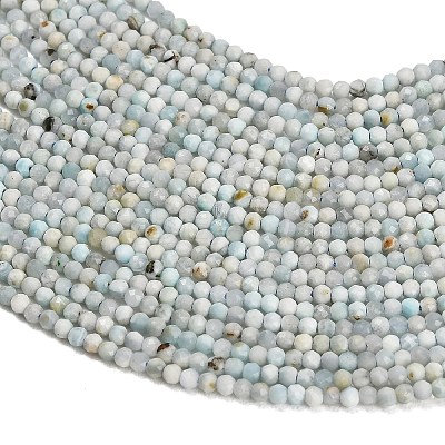 Natural Larimar Beads Strands X-GG-CBA767B-A03-1