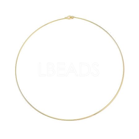 304 Stainless Steel Choker Necklaces NJEW-Q348-04G-1-1