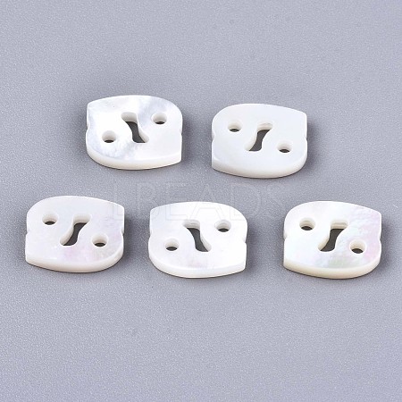 Natural White Shell Beads SSHEL-ZX004-02D-1