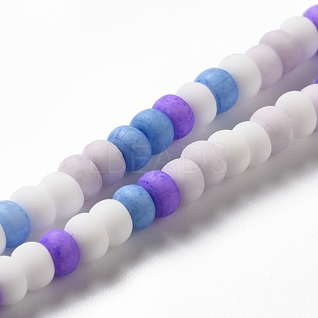 Handmade Frosted Porcelain Beads PORC-E017-01B-1