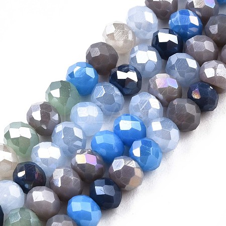 Glass Beads Strands GLAA-T006-16D-1