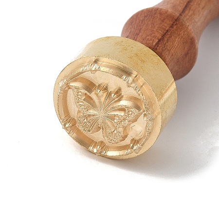 Brass Clay Seal Stamp Set DIY-WH0577-003-1