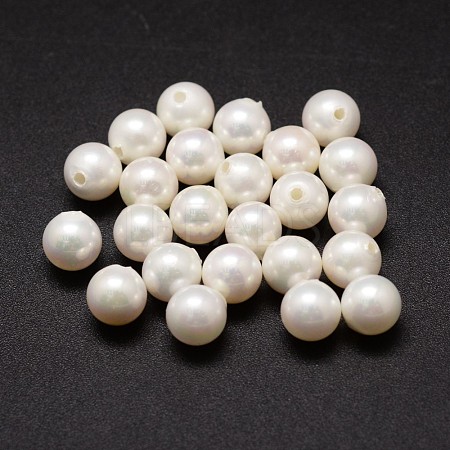 Shell Pearl Beads X-BSHE-L031-01-6mm-1