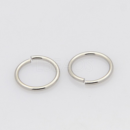 Tarnish Resistant 304 Stainless Steel Saw Cut Open Jump Rings Jump Rings STAS-N015-04-9x0.9mm-1