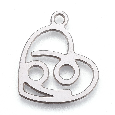 Non-Tarnish 304 Stainless Steel Pendants STAS-M228-A01-01P-1