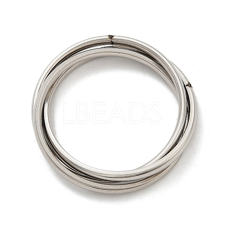 201 Stainless Steel Trinity Interlocking Ring Finger Rings FS-WG6776A-06-1