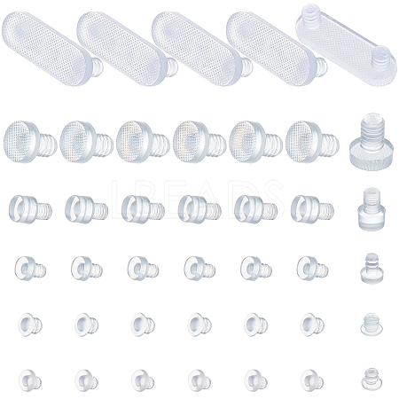 300Pcs 6 Styles Rubber Cabinet Bumper Anti Collision Pad DJEW-CA0001-08-1