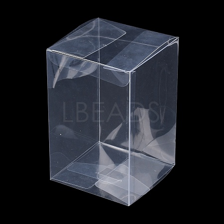 Rectangle Transparent Plastic PVC Box Gift Packaging CON-F013-01I-1