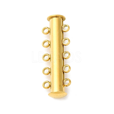 304 Stainless Steel Slide Lock Clasps STAS-A117-07A-G-1