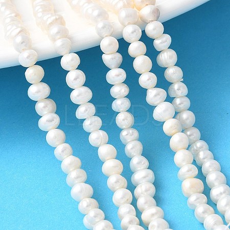Natural Cultured Freshwater Pearl Beads Strands PEAR-I007-07Q-05C-1
