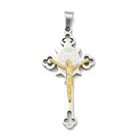 304 Stainless Steel Pendants STAS-F336-18GP-01-1