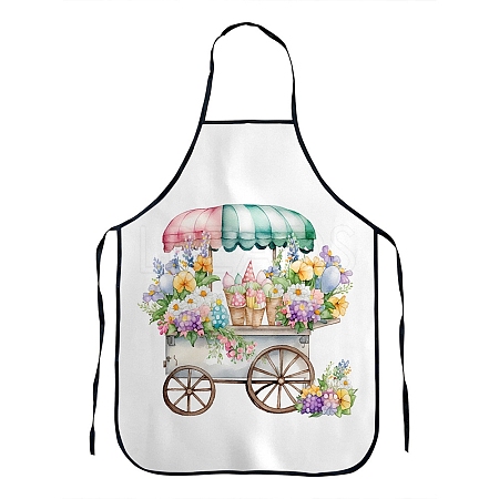 Easter Theme Polyester Sleeveless Apron PW-WG26712-13-1