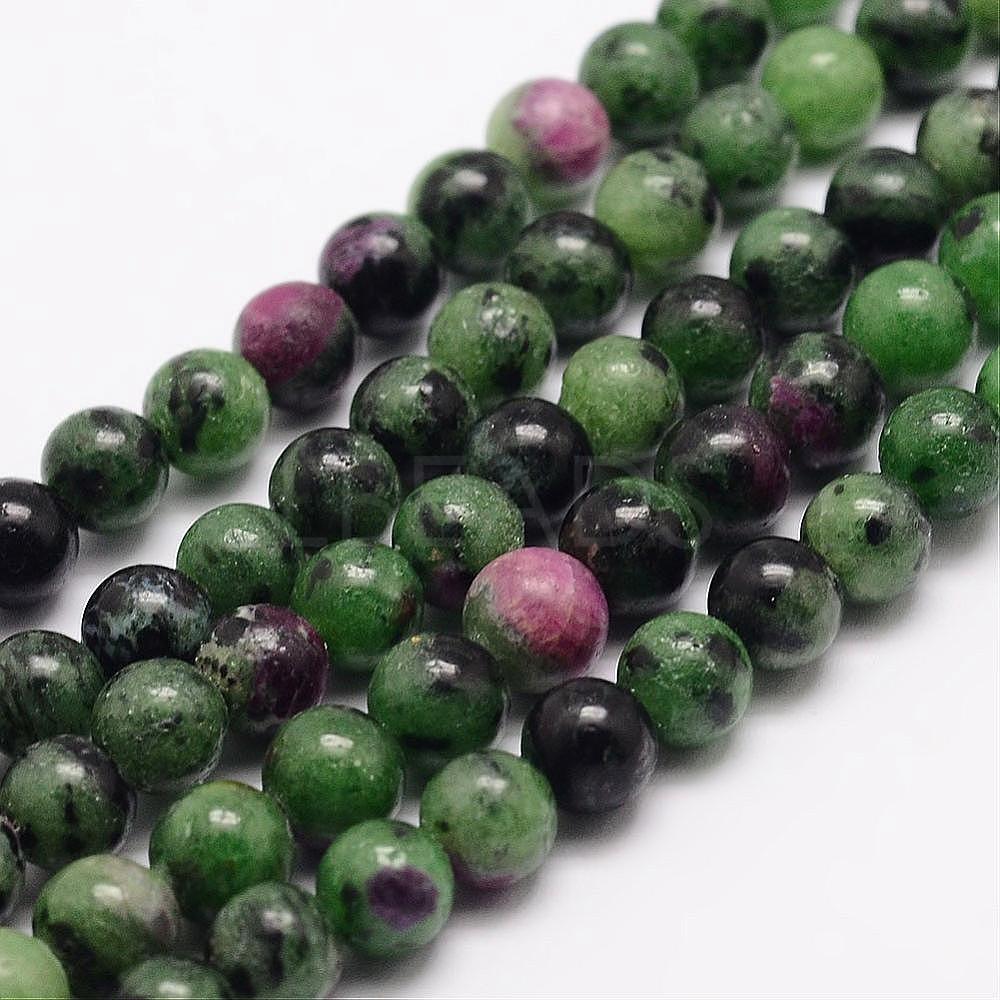 Natural Ruby in Zoisite Bead Strands - Lbeads.com