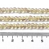 Spray Painted Crackle Glass Beads Strands CCG-Q002-4mm-05-4