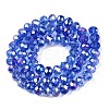 Electroplate Glass Beads Strands EGLA-A044-T8mm-B31-3