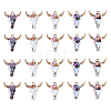 50Pcs 5 Style Zinc Alloy Enamel Pendants PALLOY-CJ0001-145-1