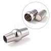 Tarnish Resistant 304 Stainless Steel Magnetic Clasps with Glue-in Ends STAS-K006-09C-4mm-1