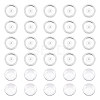 Unicraftale 50Pcs 201 Stainless Steel Plain Edge Bezel Cups STAS-UN0050-58-1