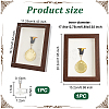 Natural Wood Medal Display Frame AJEW-WH0248-420A-2