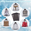 30pcs Large Organza Pouches Portable Shoes Bag Travel Storage Drawstring Bags OP-SP0001-03B-02-6
