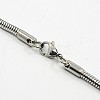 Tarnish Resistant Herringbone Chain Necklace for Men NJEW-F027-16-3mm-3