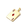 Rack Plating Brass Pendants KK-A268-01G-01-2