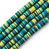 Handmade Polymer Clay Beads Strands CLAY-R089-6mm-T02B-26-1