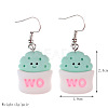 Food Theme Resin Dangle Earrings FS-WGC167F-20-1