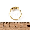 304 Stainless Steel with Rhinestone Open Rings RJEW-Q020-02G-3
