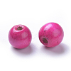 Dyed Natural Wood Beads WOOD-R249-066-2