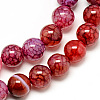 Natural Dragon Veins Agate Beads Strands G-Q948-81G-8mm-1