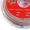 2-Ply Round Waxed Cotton Thread Cords YC-T004-01A-16-2