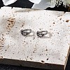 304 Stainless Steel Claw Hoop Earrings JE994A-5