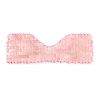 Natural Rose Quartz Woven Eye Mask AJEW-P074-11C-2
