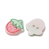 2-Hole Printed Opaque Resin Buttons RE-CBA2C75-04E-2