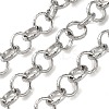 304 Stainless Steel Textured Figaro Chains CHS-S010-03P-1