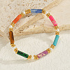 Bohemian Style Colorful Mixed Stone Beaded Stretch Bracelets for Women AC6424-2