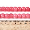 Dyed Natural White Jade Beads Strands G-T138-S16-5