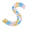 Electroplate Transparent Glass Beads Strands GL-CBADAFE-01B-2