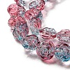 Glass Beads Strands GLAA-B018-02F-3