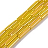 Electroplate Glass Beads Strands EGLA-Q128-11A-AB01-1